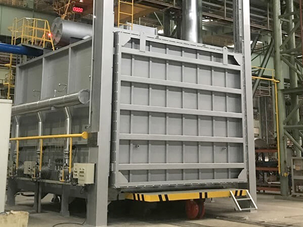 Car Bottom Heating Treatment Furnace For Casting Steel