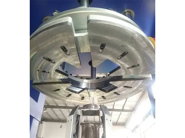 Wire Coils Compacting Automatic Wrapping Machine LLDPE Film