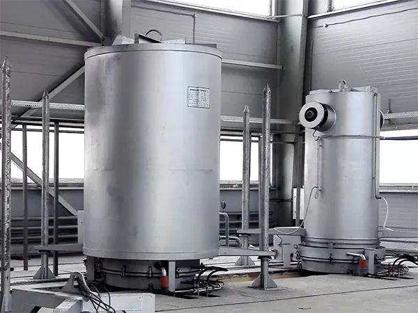 Round Stainless Steel Bright Wire Annealing Furnace 1 Ton 800 Degree