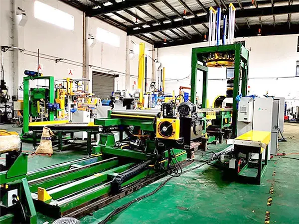 1600 – 1100 Mm Steel / Copper Wire Coil Packing Machine For Compacting Wrapping